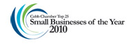 Cobb Chamber of Commerece Top 25 Small Business Award 2010